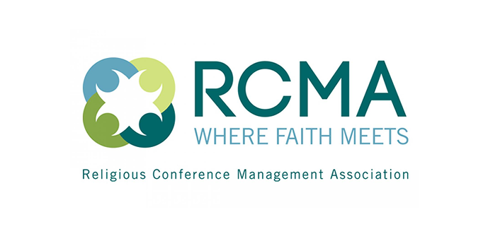 A logo for the religious conference management association.