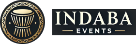 A green background with the words indium events written in white.