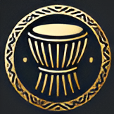 67f6ee2f80980_Screenshot 2025-04-09 at 15-00-54 Event Planner in Nashville Tennessee - Indaba Events (1) A gold and black emblem with a drum in the center.